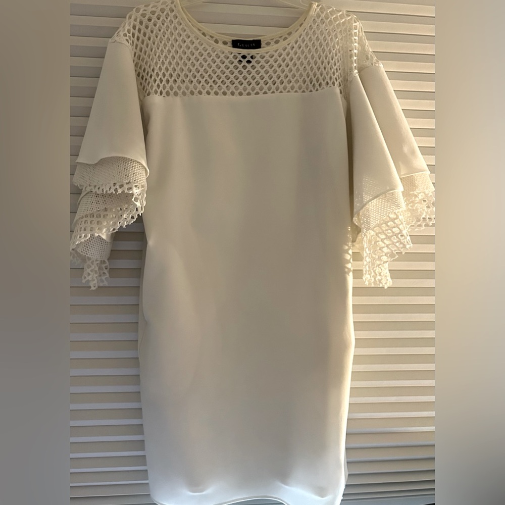 White Gracia Dress - GRAD DRESS